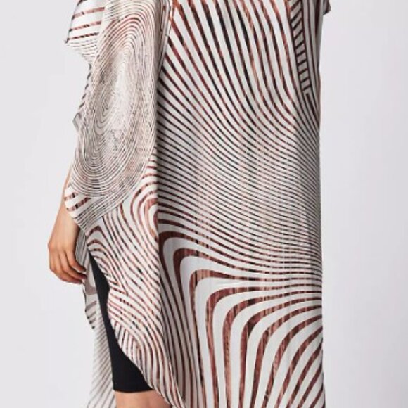Free People - Willow Swirl Print Kaftan - One Size - Picture 2 of 2